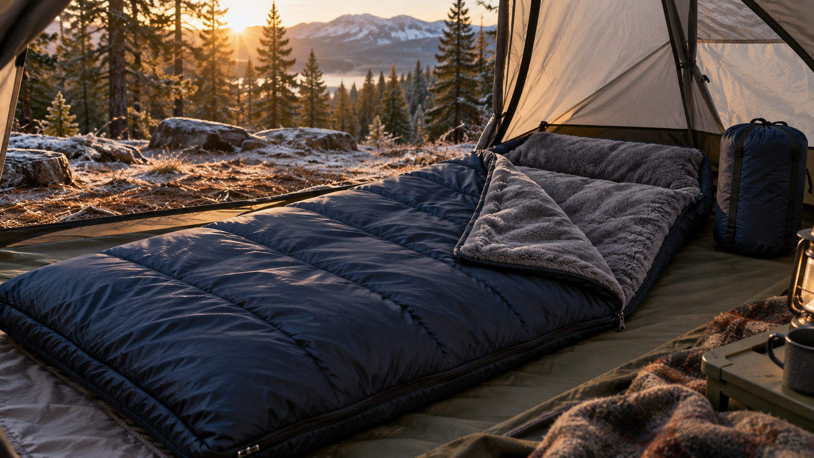 FARLAND Fleece-Lined Sleeping Bag Review: Warmth for Cold-Weather Camping