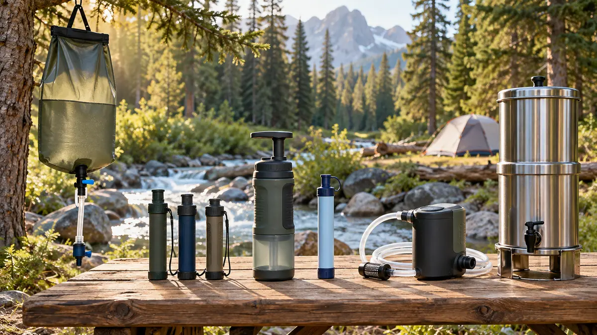 Best Camping Water Filters Compared: 6 Options for 2026