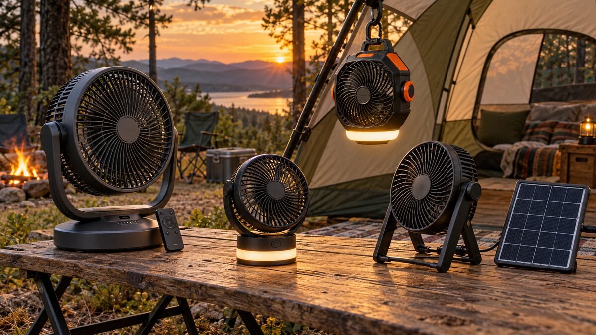 Best Rechargeable Camping Fans for 2026: 4 Models Compared