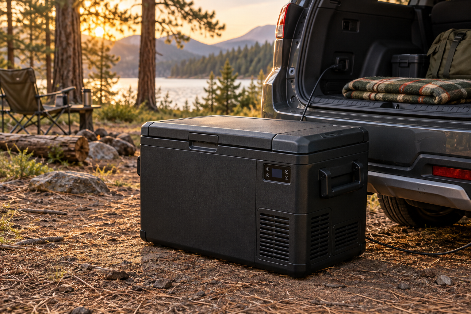 BougeRV 30-Quart 12V Refrigerator Review: Compact Car Freezer