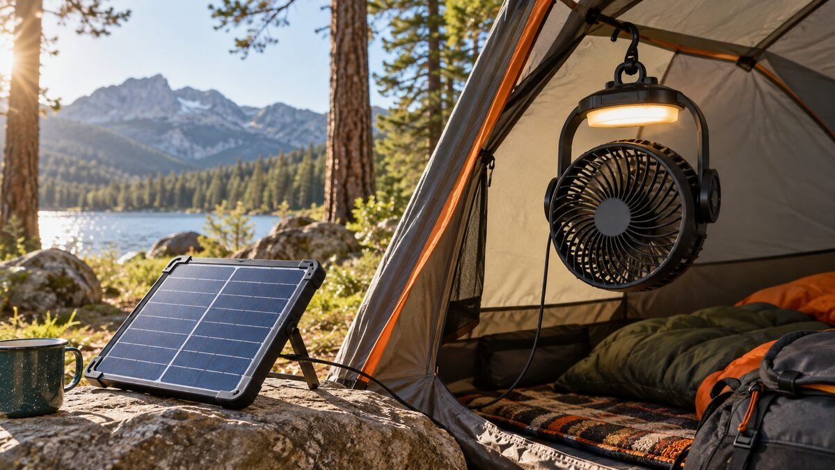 Drchop 20,000mAh Solar Camping Fan Review