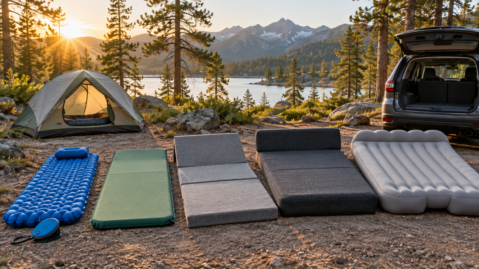 10 Best Camping Mattresses and Sleeping Pads Compared