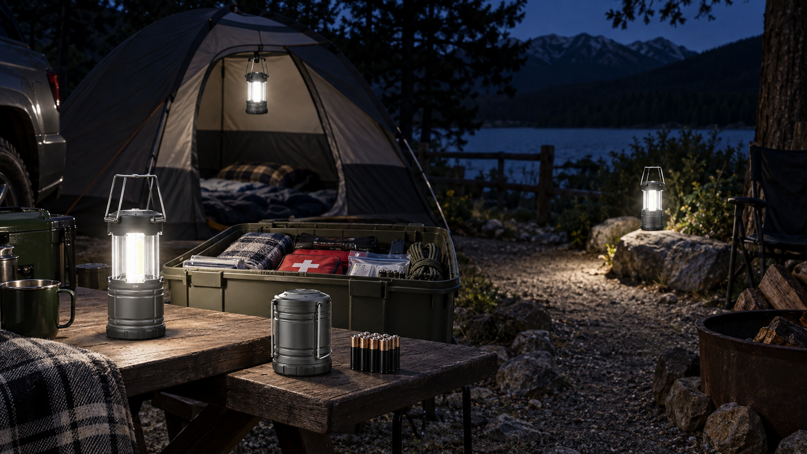 Lichamp 4-Pack Battery-Powered Camping Lantern Review