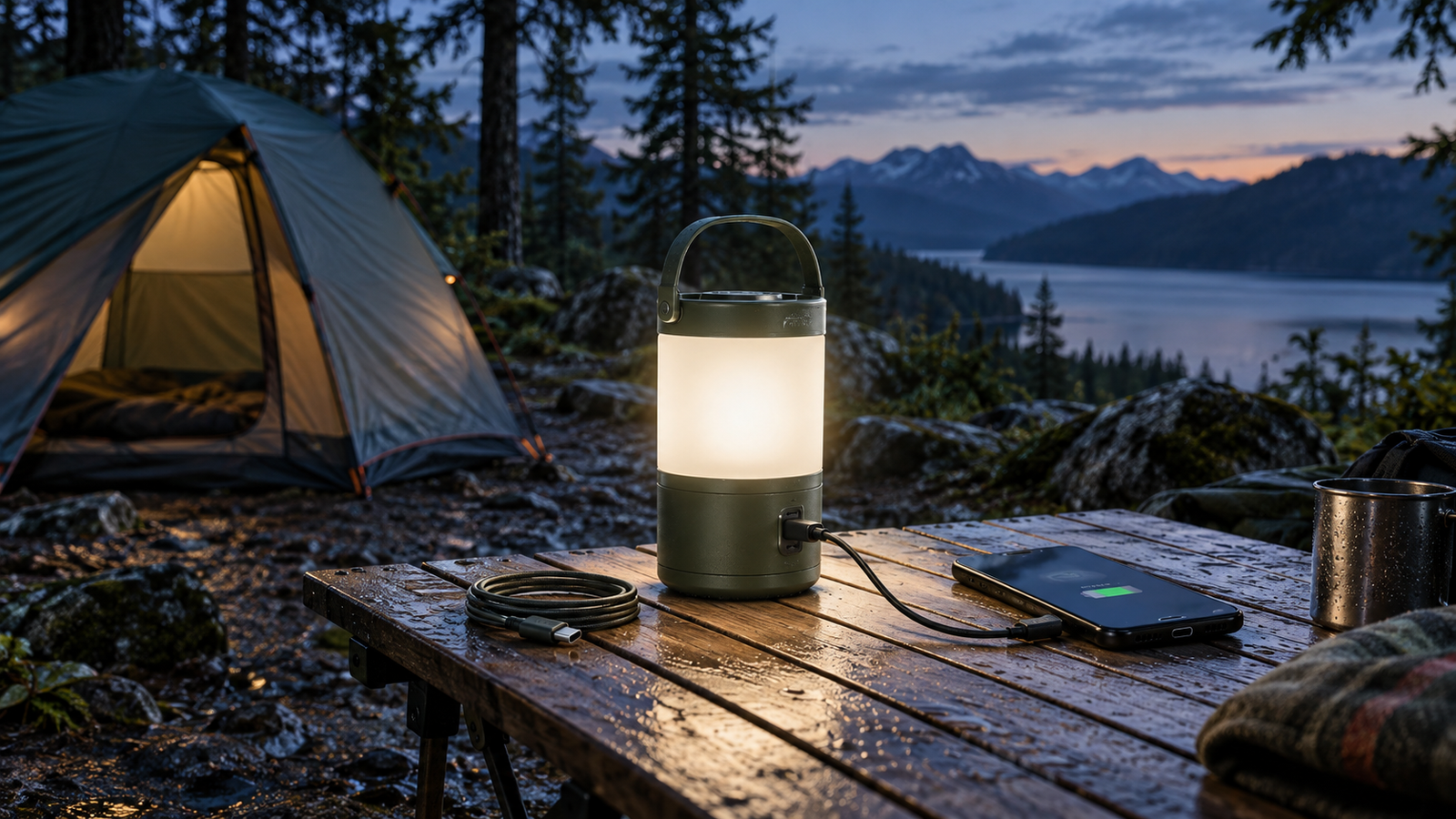 Glocusent 1200LM Rechargeable Camping Lantern Review