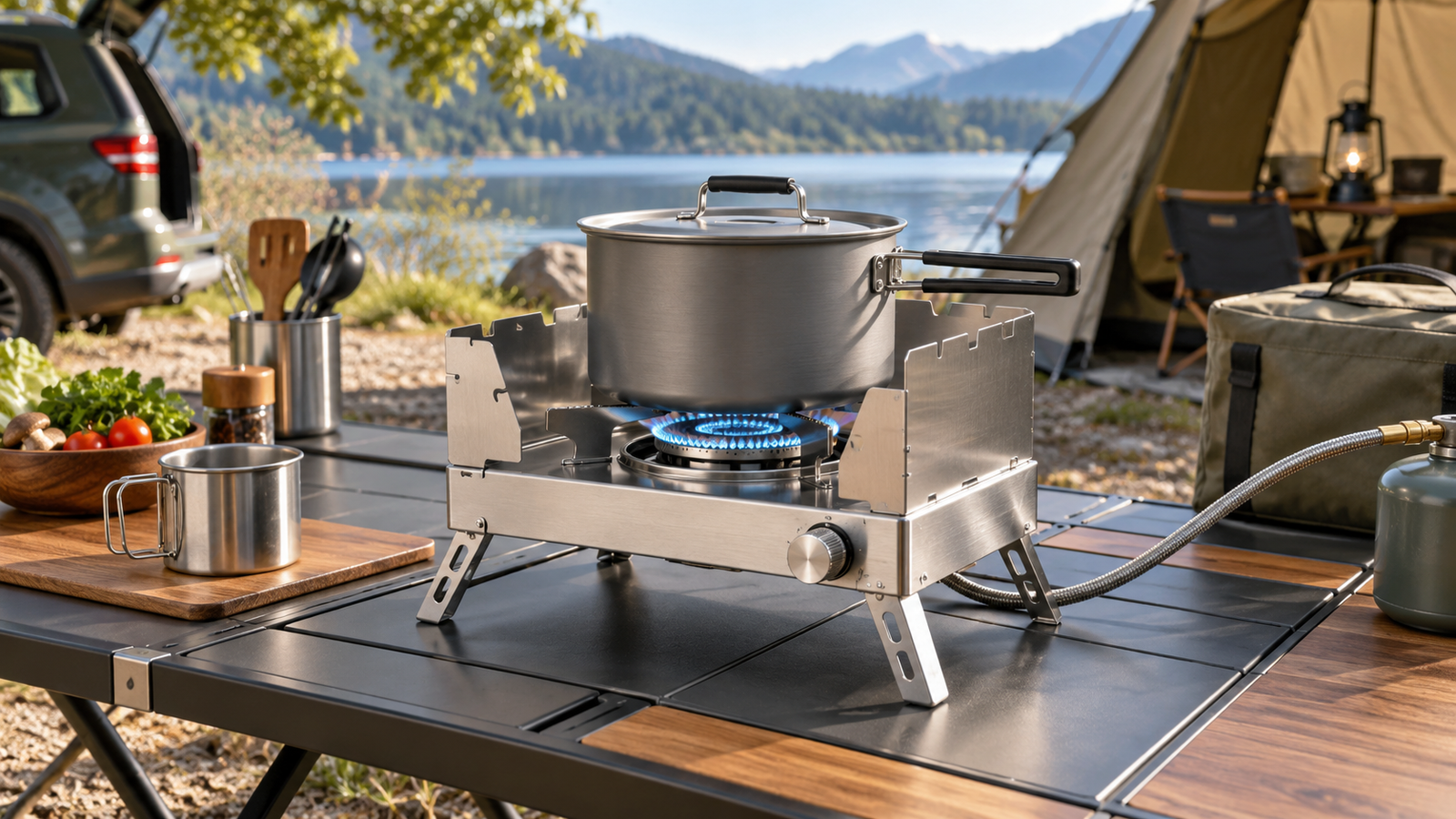 CAMPJOURNEY 25,591 BTU IGT Camping Stove Review