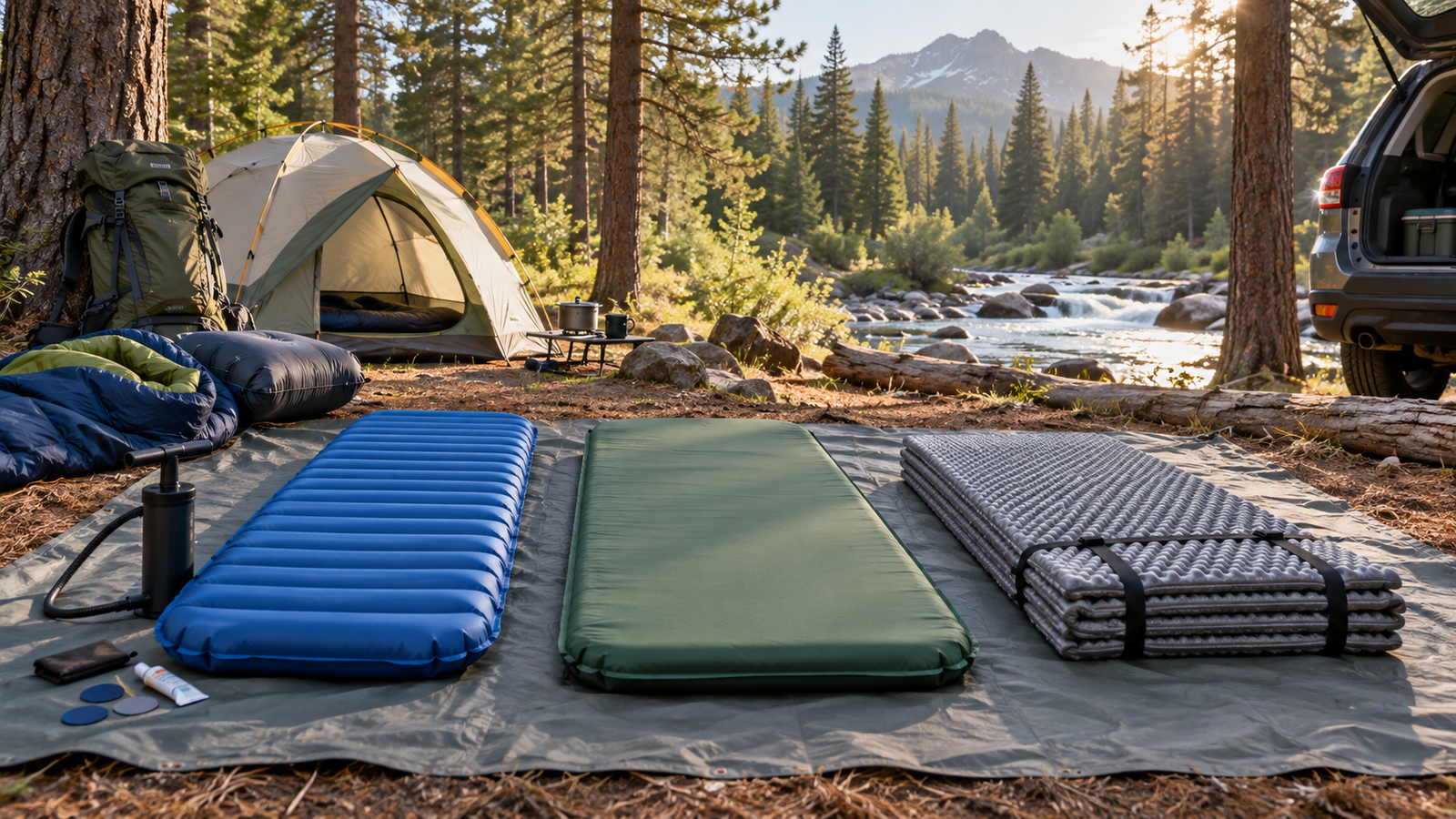 How to Choose the Right Camping Mattress or Sleeping Pad