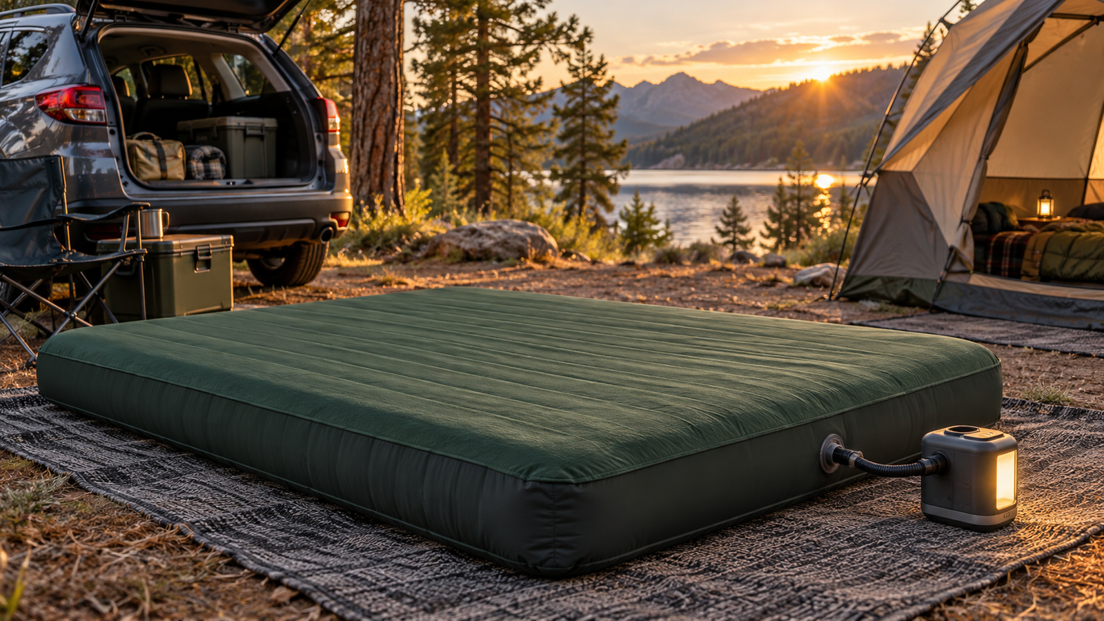 Elegear 4-Inch Sleeping Pad Review: Electric Pump Comfort