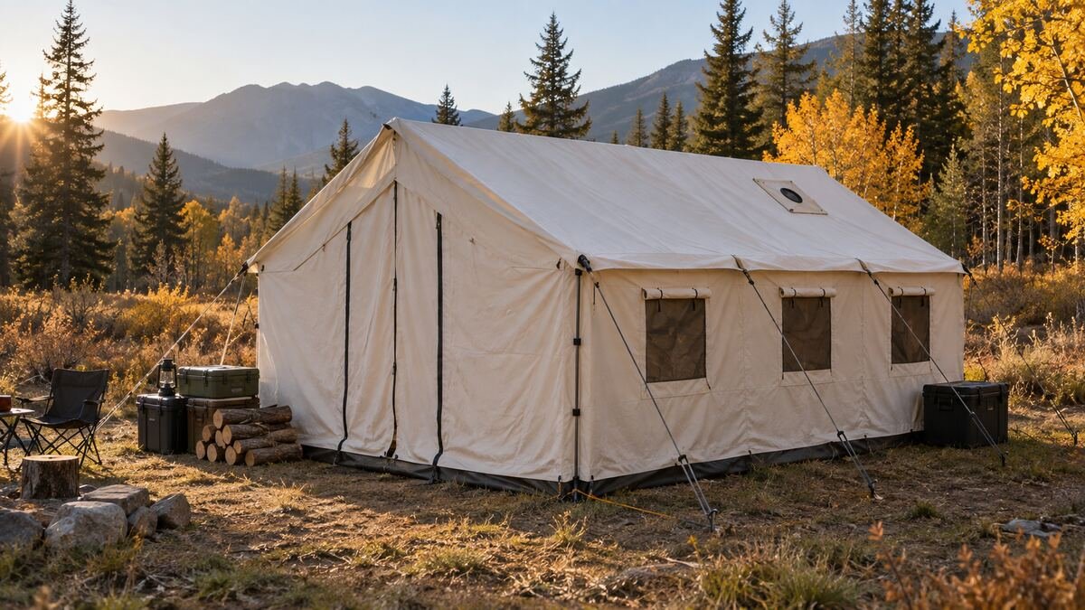 Guide Gear 12×18 Canvas Wall Tent Review: Four-Season Base Camp