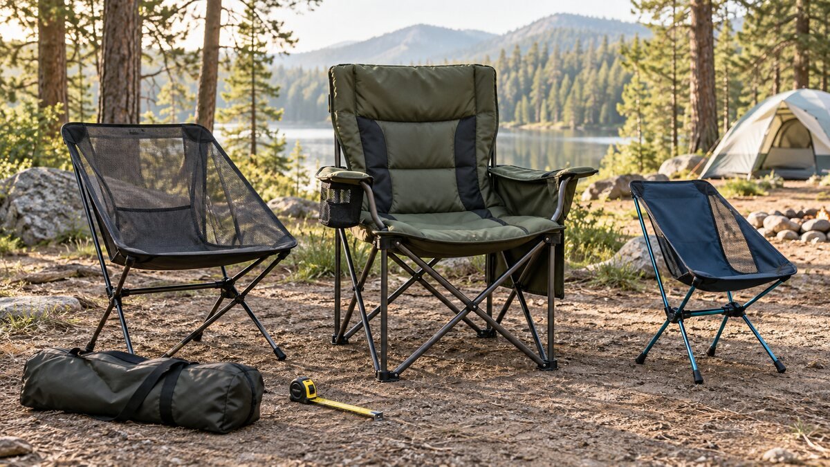 Choosing a camping chair looks simple until you compare seat heights, weight limits, frame styles, fabrics, and packed sizes.