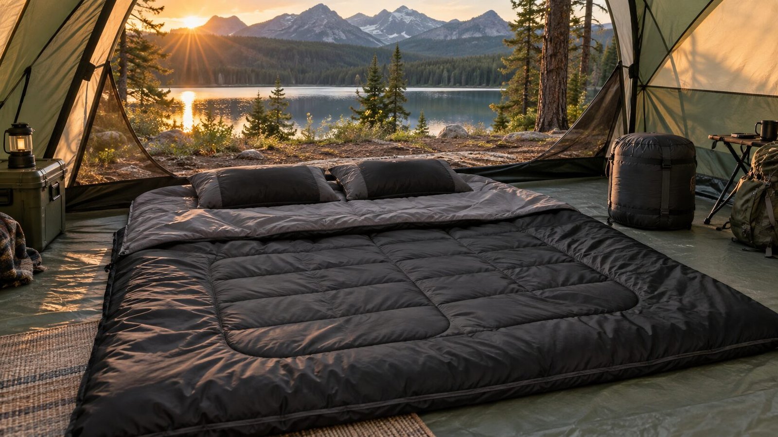 Oaskys Double Sleeping Bag Review: Queen XL for Two